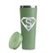 Super Hero Letters Light Green RTIC Everyday Tumbler - 28 oz. - Lid Off