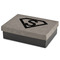 Super Hero Letters Medium Gift Box with Engraved Leather Lid - Front/main