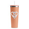 Super Hero Letters Peach RTIC Everyday Tumbler - 28 oz. - Front
