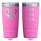 Super Hero Letters Pink Polar Camel Tumbler - 20oz - Double Sided - Approval