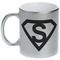Super Hero Letters Silver Mug - Main