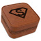 Super Hero Letters Travel Jewelry Boxes - Leather - Rawhide - Angled View