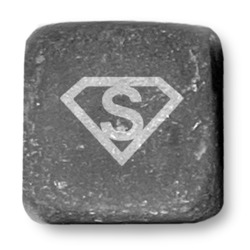 Super Hero Letters Whiskey Stone Set - Set of 3