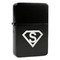Super Hero Letters Windproof Lighters - Black - Front/Main