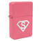 Super Hero Letters Windproof Lighters - Pink - Front/Main