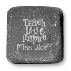Teacher Gift Whiskey Stone Set - Laser Engraved (Personalized)