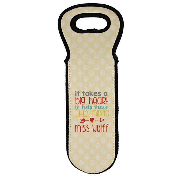 Custom Teacher Gift Wine Tote Bag (Personalized)