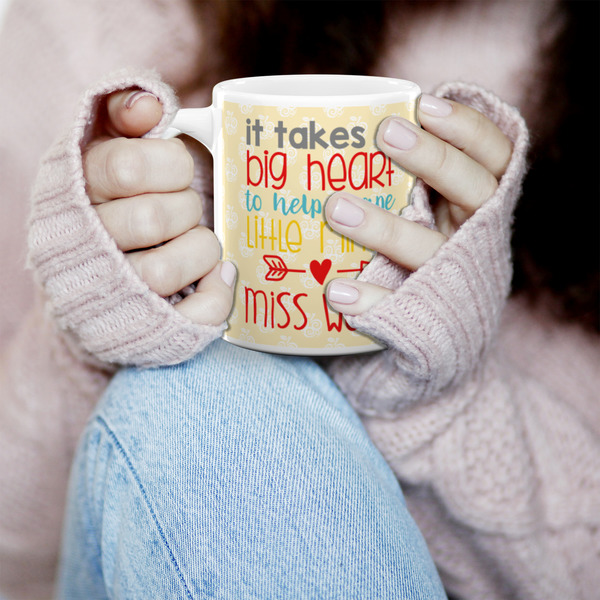 Teacher Quote 11oz Coffee Mug - LIFESTYLE