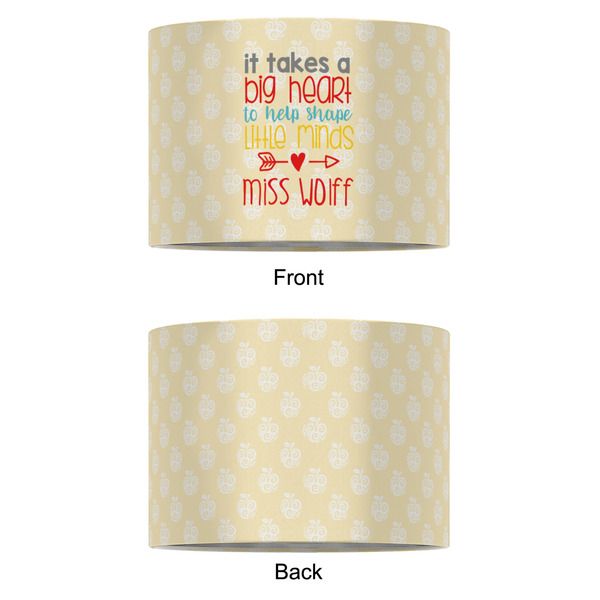 Teacher Quote 12" Drum Lampshade - APPROVAL (Fabric)