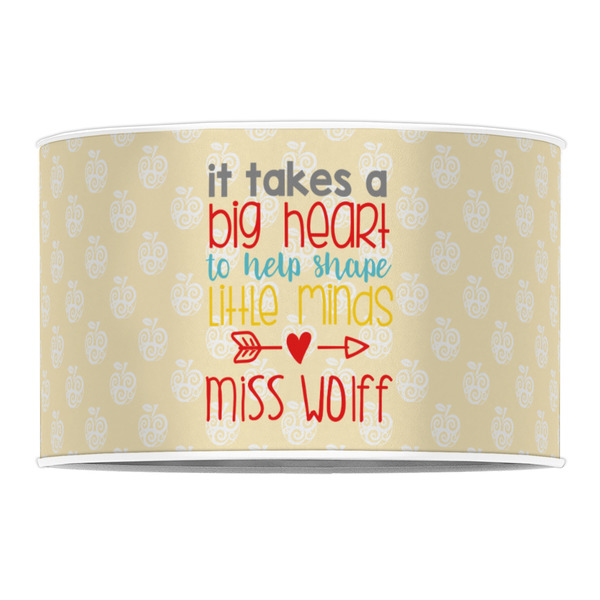 Teacher Quote 12" Drum Lampshade - FRONT (Poly Film)