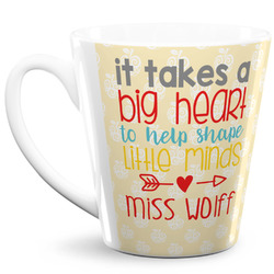 Teacher Gift 12 oz Latte Mug (Personalized)