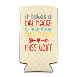 Teacher Gift Can Cooler - Tall 12 oz - Single (Personalized)