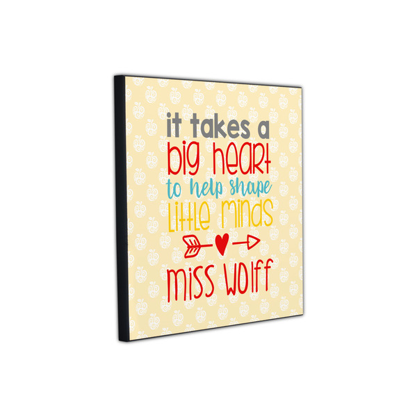 Teacher Quote 12x12 Wood Print - Angle View