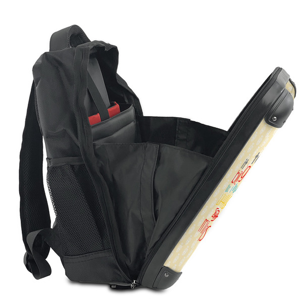 Teacher Quote 15" Backpack - SIDE OPEN