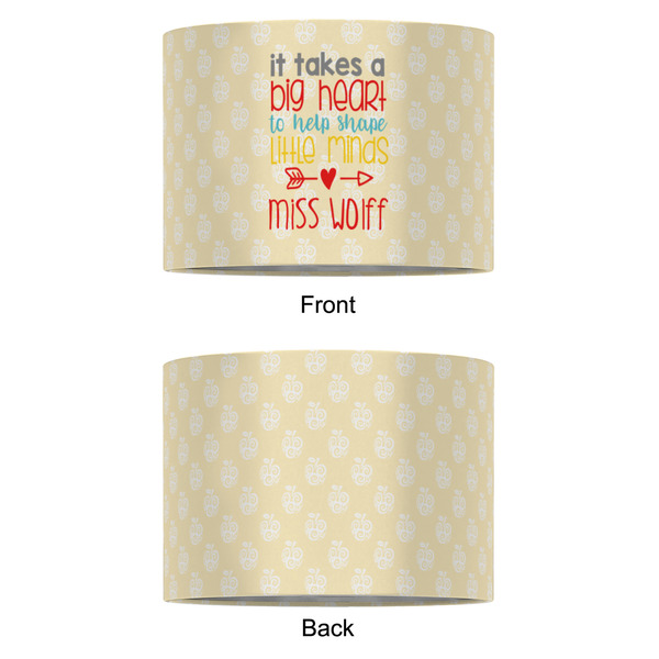 Teacher Quote 16" Drum Lampshade - APPROVAL (Fabric)