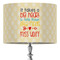 Teacher Quote 16" Drum Lampshade - ON STAND (Fabric)