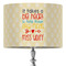 Teacher Gift 16" Drum Lamp Shade - Fabric (Personalized)
