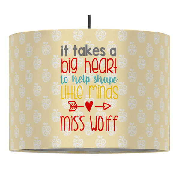Teacher Quote 16" Drum Lampshade - PENDANT (Fabric)