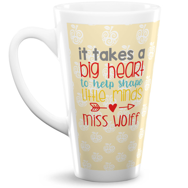 Custom Teacher Gift 16 oz Latte Mug (Personalized)