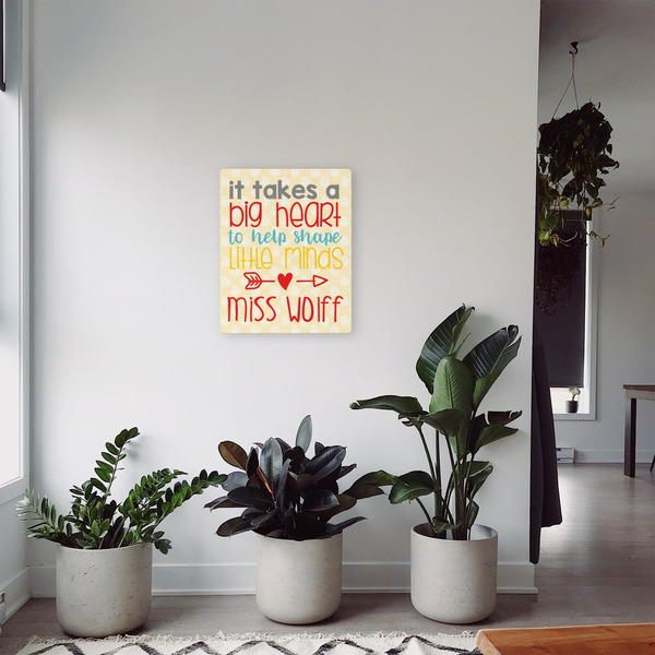 Teacher Quote 16x20 - Canvas Print - In Context