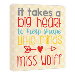 Teacher Gift Canvas Print - 20" x 24" (Personalized)