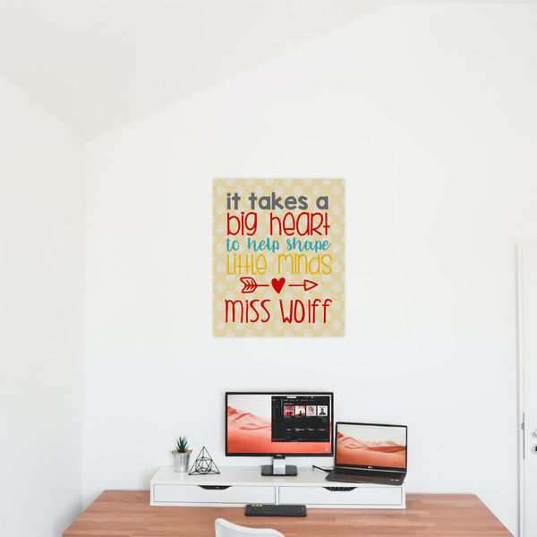 Teacher Quote 20x24 - Matte Poster - On the Wall