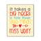 Teacher Quote 20x24 Wood Print - Front View