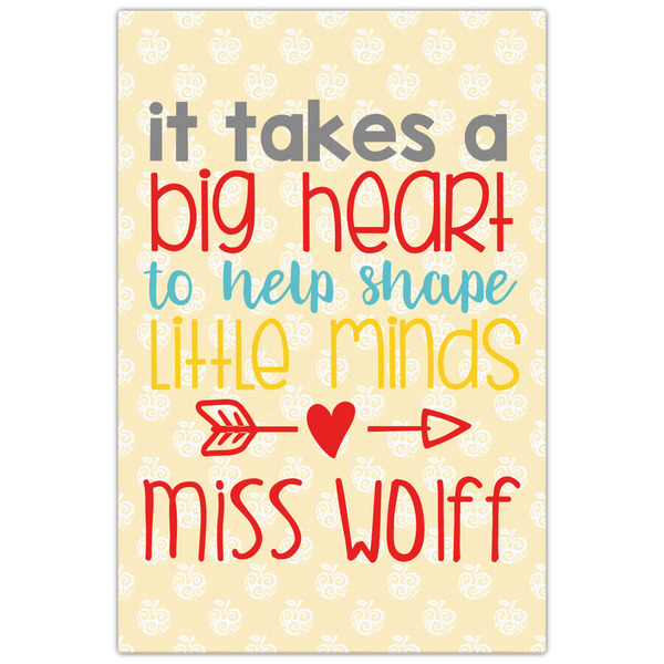 Teacher Quote 20x30 - Canvas Print - Front View