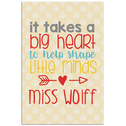 Teacher Gift Poster - Matte - 24" x 36" (Personalized)