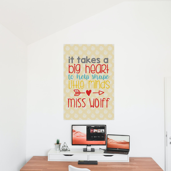 Teacher Quote 24x36 - Matte Poster - On the Wall