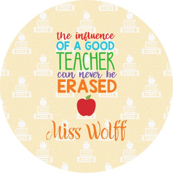 Custom Teacher Gift Multipurpose Round Labels - 3" (Personalized)