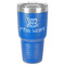 Teacher Quote 30 oz Stainless Steel Ringneck Tumbler - Blue - Front