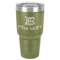 Teacher Gift 30 oz Stainless Steel Tumbler - Olive - Single-Sided (Personalized)