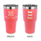 Teacher Gift 30 oz Stainless Steel Tumbler - Coral - Double-Sided (Personalized)