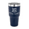 Teacher Quote 30 oz Stainless Steel Ringneck Tumblers - Navy - FRONT