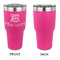 Teacher Quote 30 oz Stainless Steel Ringneck Tumblers - Pink - Single Sided - APPROVAL