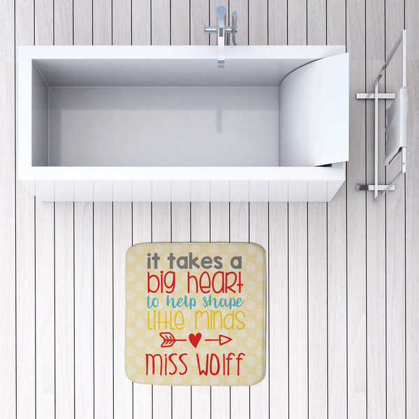 Teacher Quote 48x48 Foam Memory Mat - LIFESTYLE