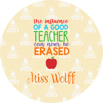 Teacher Gift Multipurpose Round Labels - 5" (Personalized)
