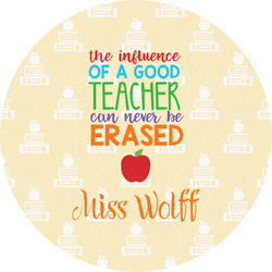 Teacher Gift Multipurpose Round Labels - 5" (Personalized)