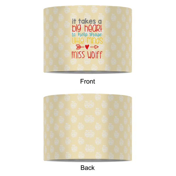 Teacher Quote 8" Drum Lampshade - APPROVAL (Fabric)