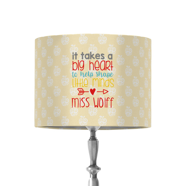 Custom Teacher Gift 8" Drum Lamp Shade - Fabric (Personalized)