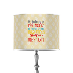 Teacher Gift 8" Drum Lamp Shade - Poly-film (Personalized)