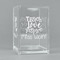 Teacher Quote Acrylic Pen Holder - Angled View