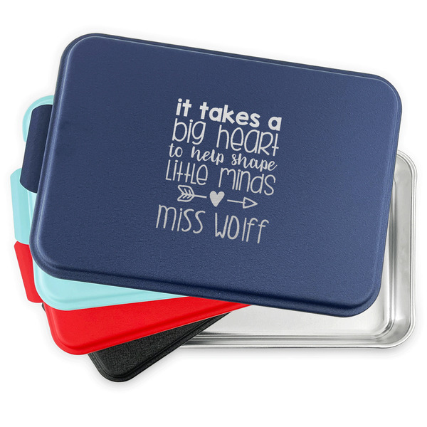 Teacher Quote Aluminum Cake Pan with Lid - PARENT/MAIN