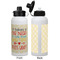 Teacher Quote Aluminum Water Bottle - White APPROVAL