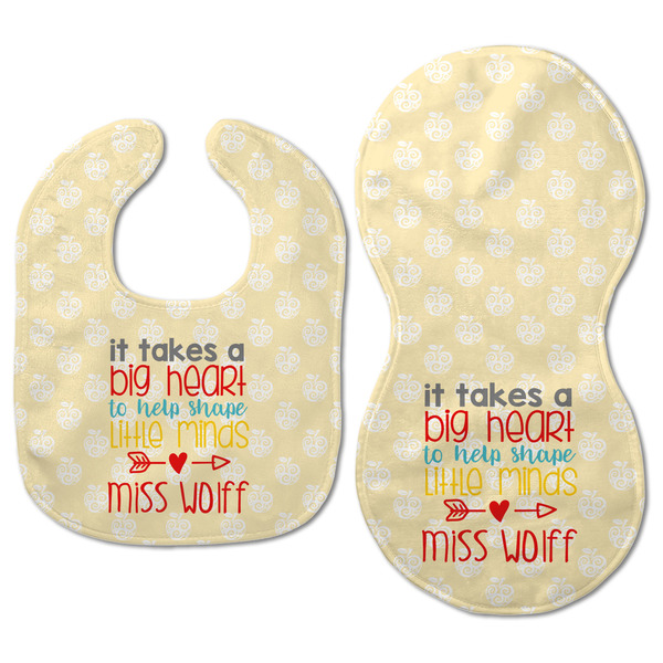 Teacher Quote Baby Bib & Burp Set - Approval (new bib & burp)