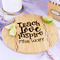 Teacher Quote Bamboo Cutting Board - In Context