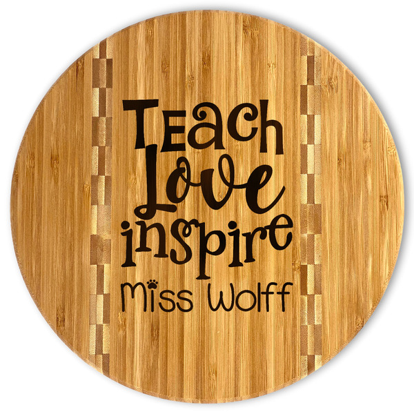 Custom Teacher Gift Bamboo Cutting Board (Personalized)