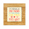 Teacher Quote Bamboo Trivet with 6" Tile - FRONT