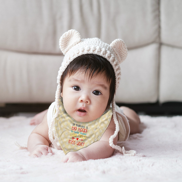 Teacher Quote Bandana Bib - (Lifestyle 2 girl)